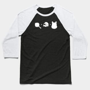 The PUBG Equation - White Baseball T-Shirt